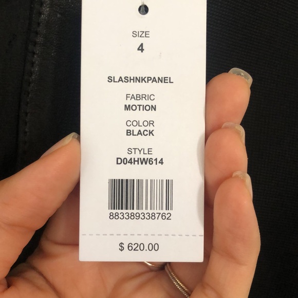 Helmet Lang | Ponte and Leather Dress - Picture 4 of 4